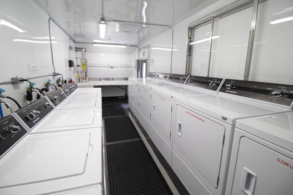 4 Station Laundry Trailer