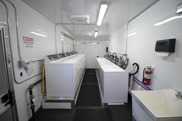 24’ Mobile Laundry Trailer