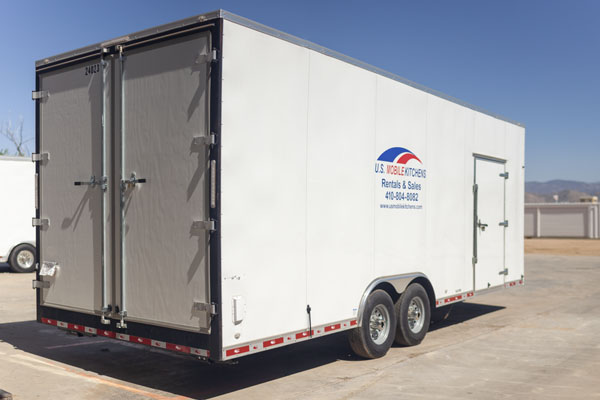 24' Mobile Dishwashing Trailer