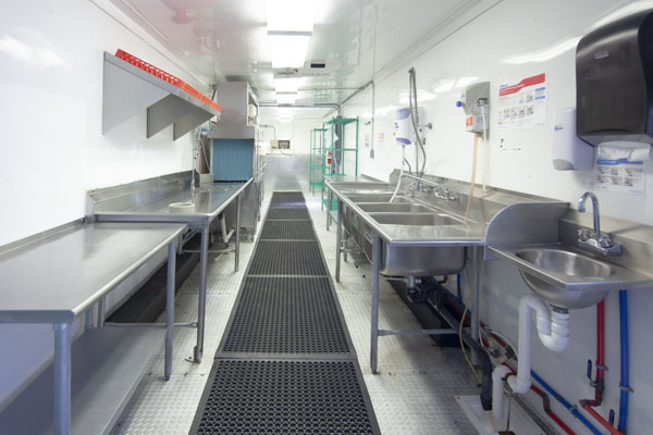 48' Mobile Dishwashing Trailer