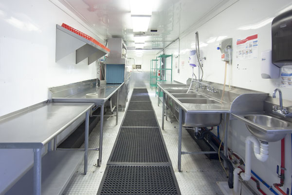 48' Mobile Dishwashing Trailer